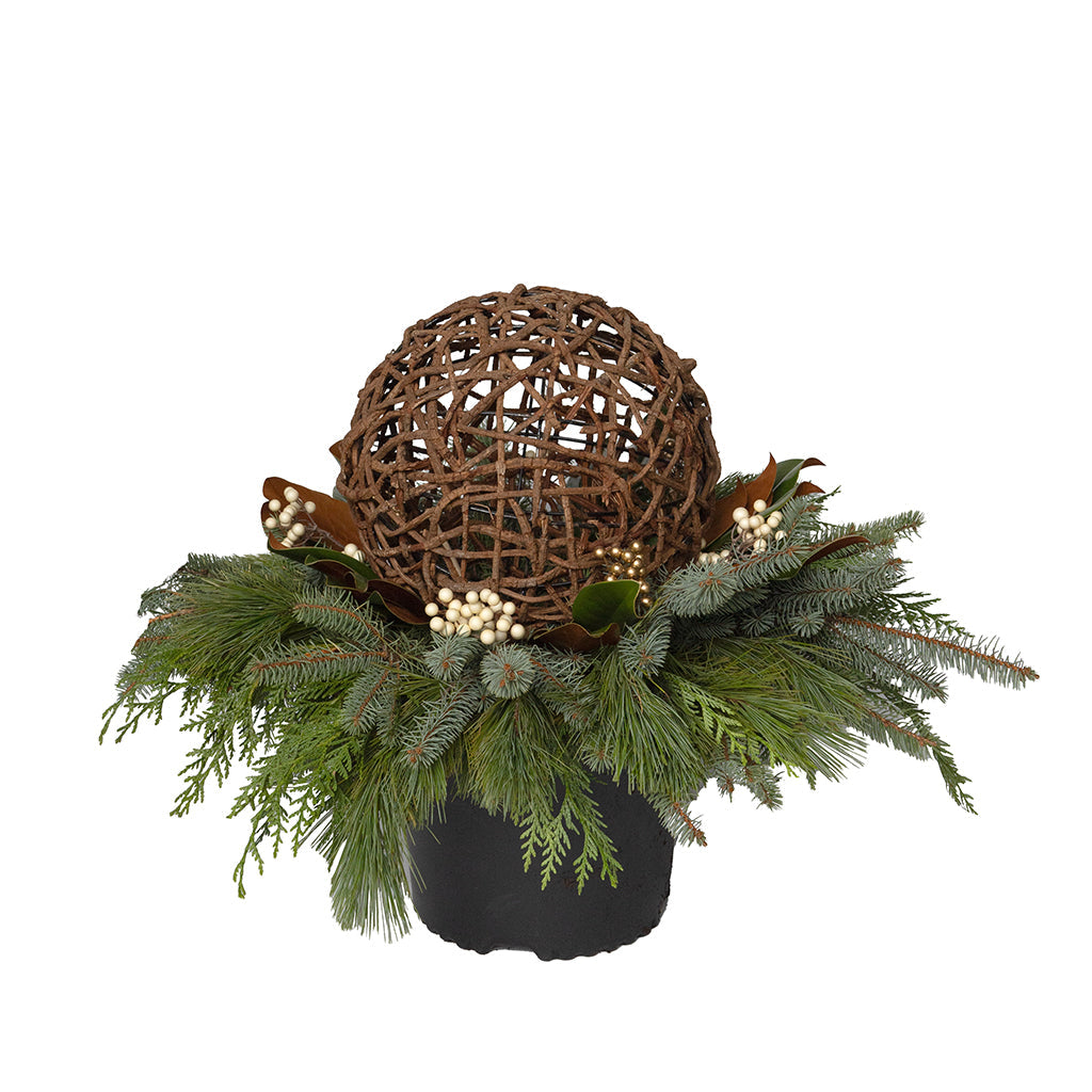 Urn Arrangement: Rustic Dreams 12&quot; - Delivery Included